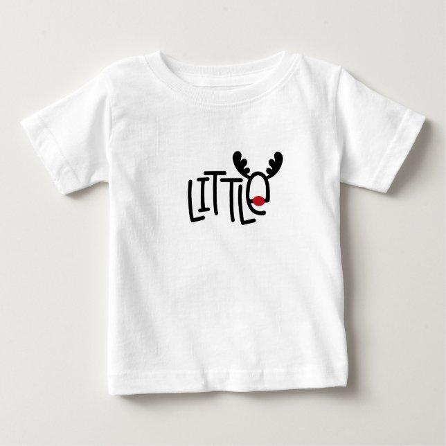 Little Reindeer-jul T Shirt (Framsida)
