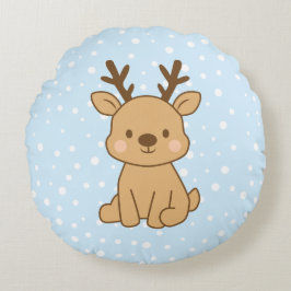 Little Reindeer Rund Kudde