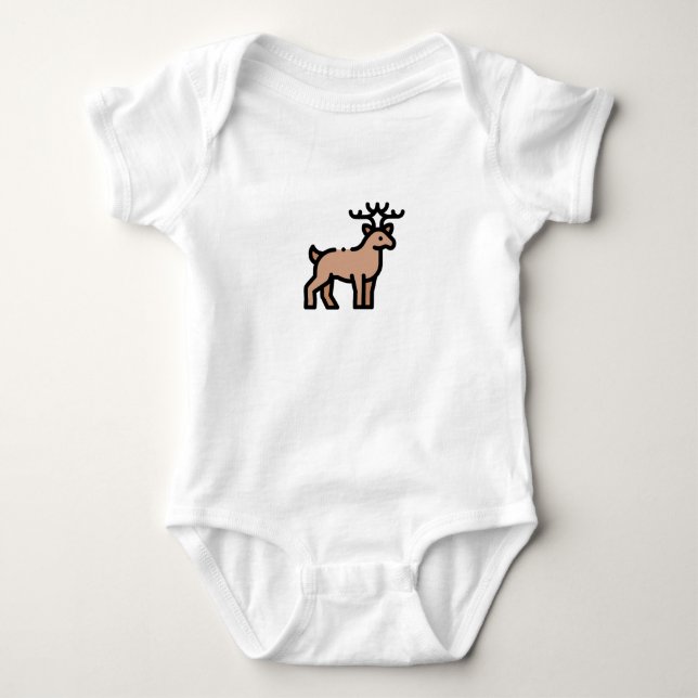 Little Reindeer T Shirt (Framsida)