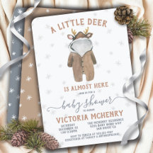 Little ReindeGod Jul Winter Baby Shower