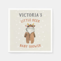 Little ReindeGod-julvinter Baby Shower Invit