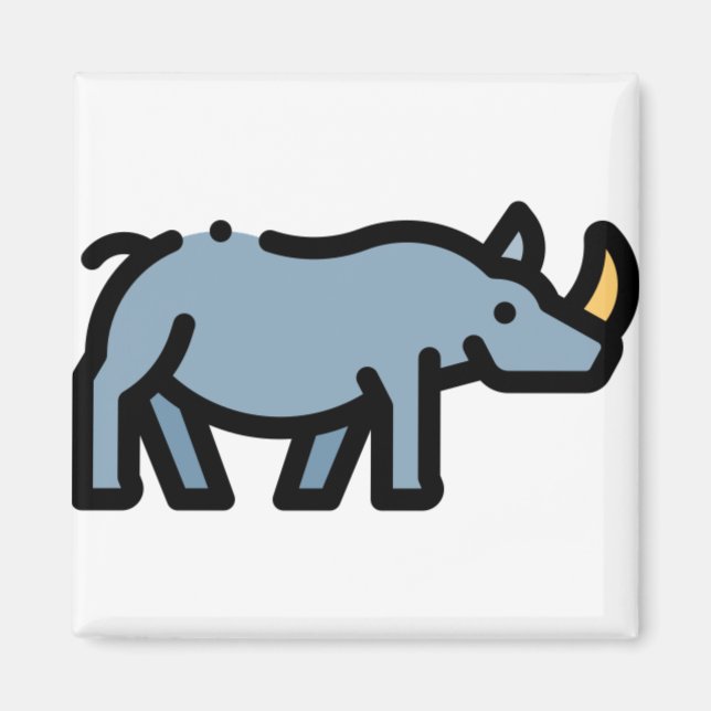 Little Rhino Magnet (Framsidan)