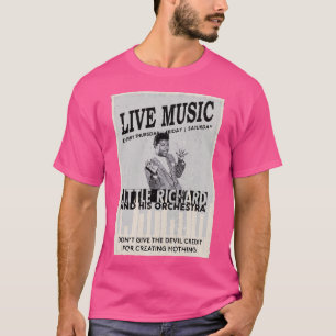 Little Richard Dont Ge vid Djävulen Kredit för Cre T Shirt