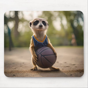 Little Ring Star: Baby Meerkat Holding Basketball Musmatta
