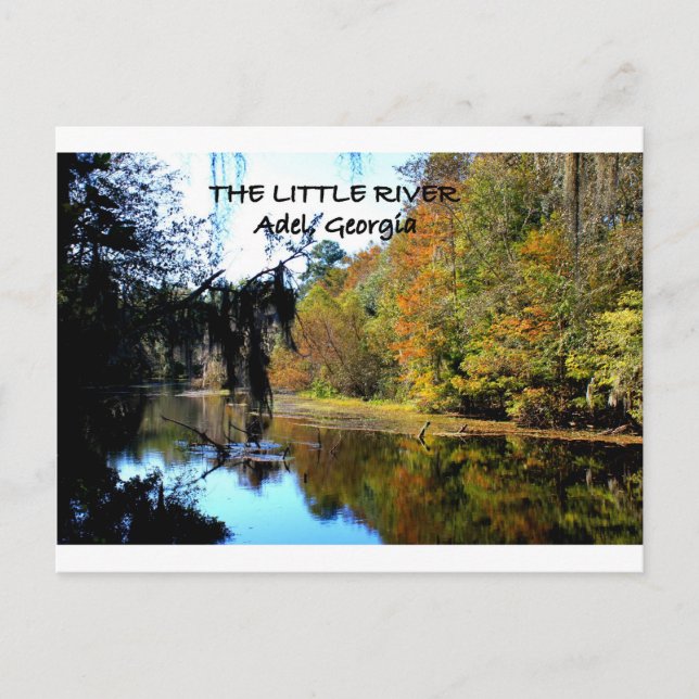 LITTLE RIVER - Adel, Georgia Vykort (Framsida)