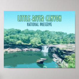 Little River Canyon National Preserve Alabama Poster