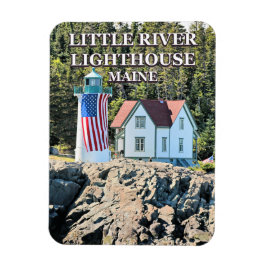 Little River Lighthouse, Cutler Maine Photo Magnet