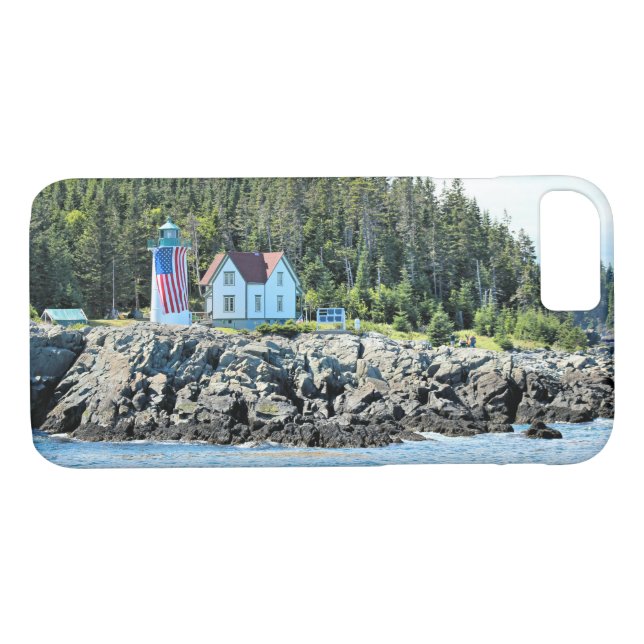 Little River Lighthouse, Maine iphone case Case-Mate iPhone Skal (Baksida (horisontal))