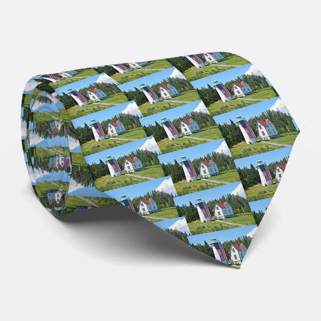 Little River Lighthouse, Maine Manar Tie Slips (Rullad)