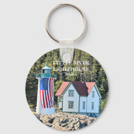 Little River Lighthouse, Maine Nyckelring