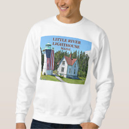Little River Lighthouse, Maine Sweatshirt