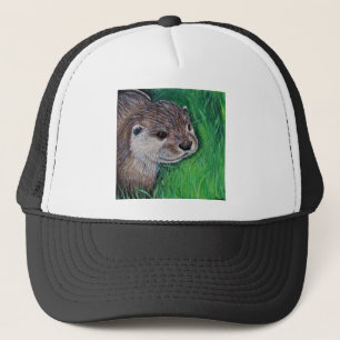 Little River Otter Painting Keps