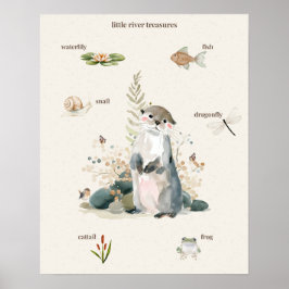 Little River Treasures-affisch Poster