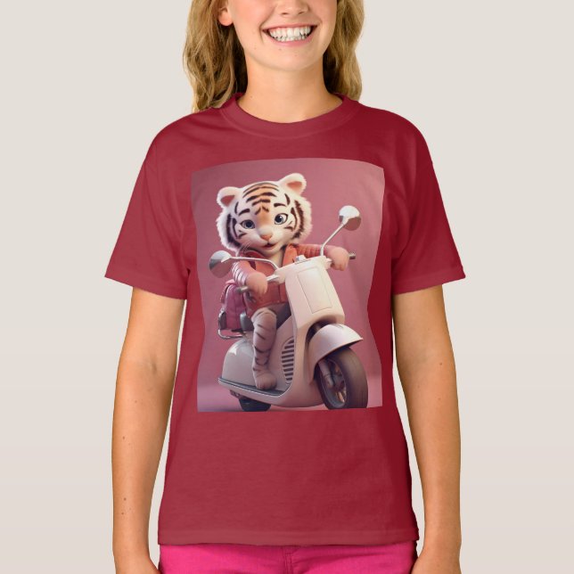 Little Roar, Big Dreams tiger T Shirt (Framsida)