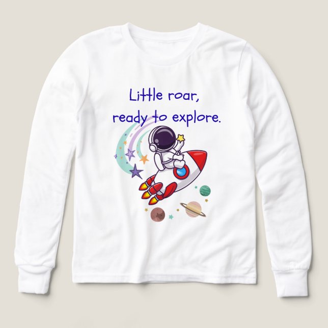 Little Roar, Redo att utforska T Shirt (Design framsida)