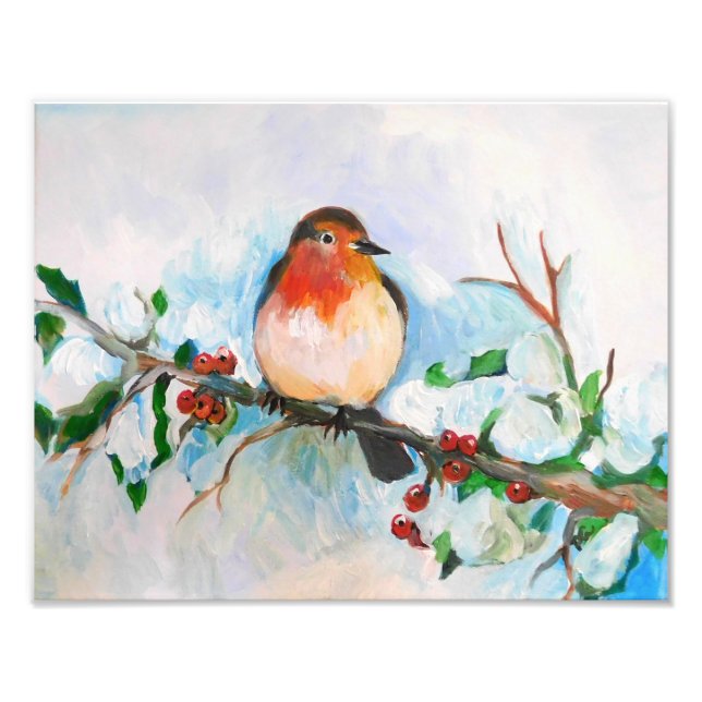 Little Robin Fototryck (Framsidan)