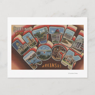 Little Rock, Arkansas - Large Letter Scenes 2 Vykort