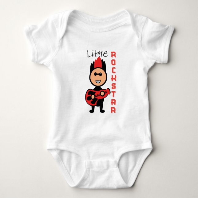 "Little Rockstar" Tee Shirt (Framsida)