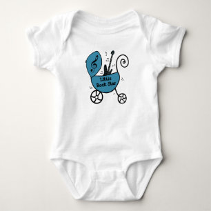 "Little Rockstjärna" Baby Bodykostym T Shirt