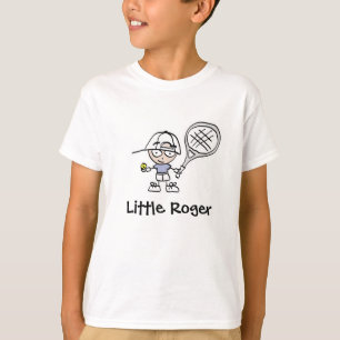 Little Roger Tennis Tecknad T shirt For Boys