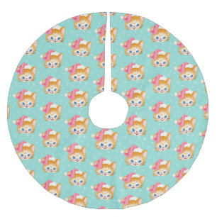 Little Roo Julgransmatta Borstad Polyester