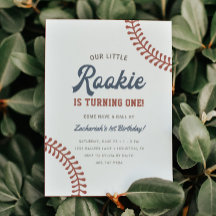 Little Rookie Baseball Boys 1st Birthday Party