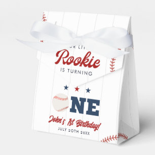 Little Rookie Baseboll 1st Födelsedag Presentaskar