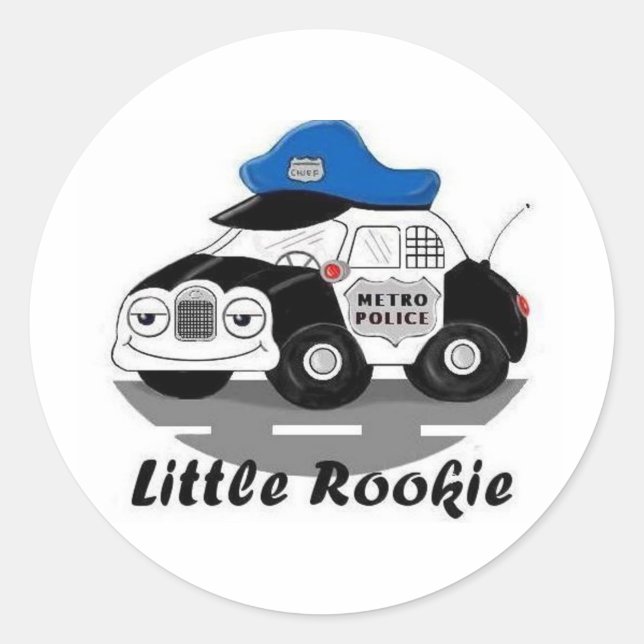 Little Rookie Runt Klistermärke (Framsida)