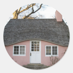 Little Rosa House Runt Klistermärke