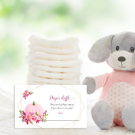 Little Rosa Pumpkin Baby Diaper Raffle Tilläggskort