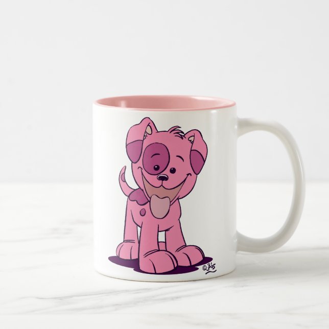 Little rosa puppy mugg (Höger)