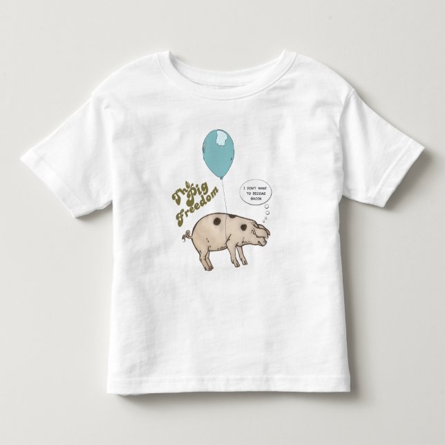 Little rose pig t shirt (Framsida)