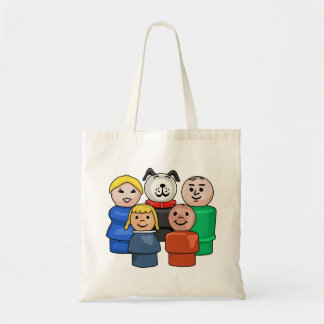Little Round People Family Tygkasse