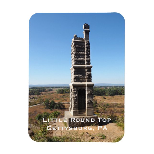 Little Round Top i Gettysburg PA Magnet (Vertikal)