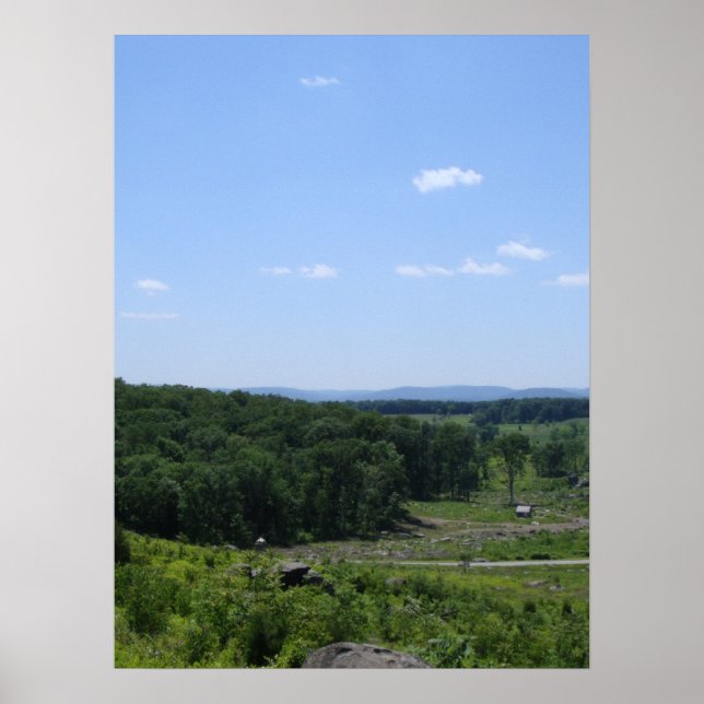 Little Round Top Panorama 1 Poster (Framsidan)