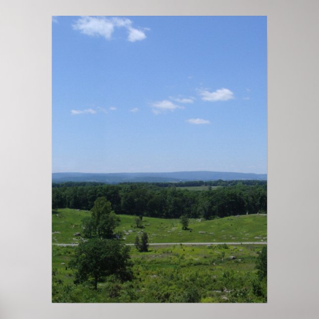 Little Round Top Panorama 3 Poster (Framsidan)