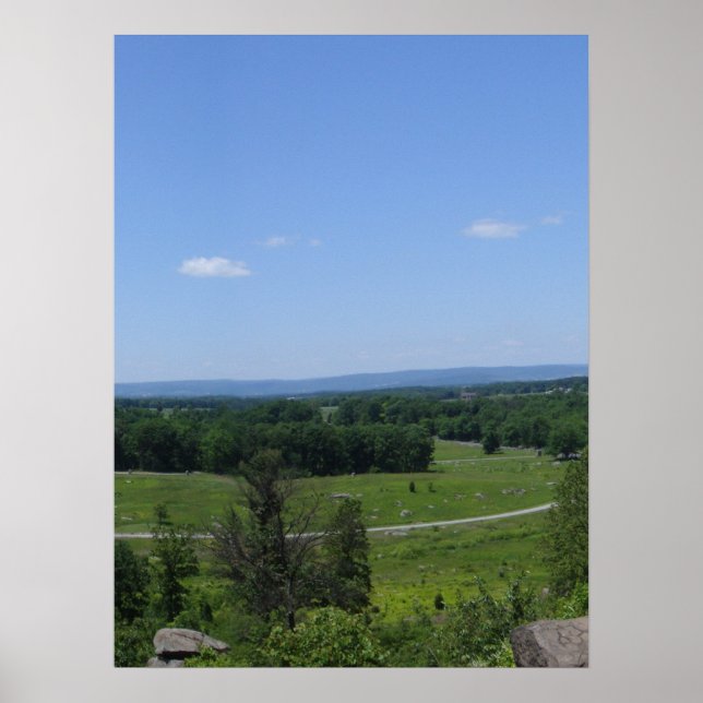 Little Round Top Panorama 4 Poster (Framsidan)