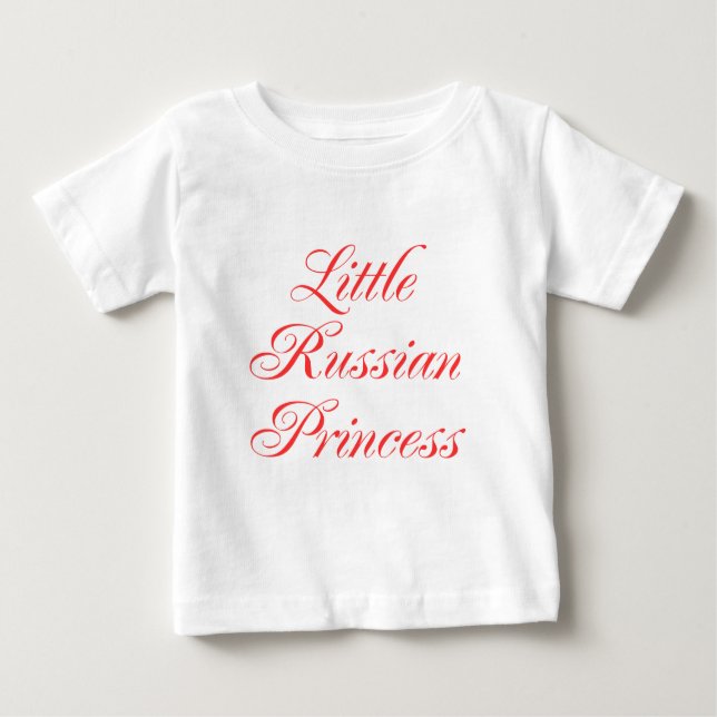 Little Russian Princess T Shirt (Framsida)