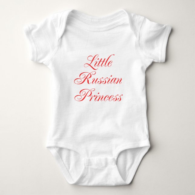Little Russian Princess T Shirt (Framsida)