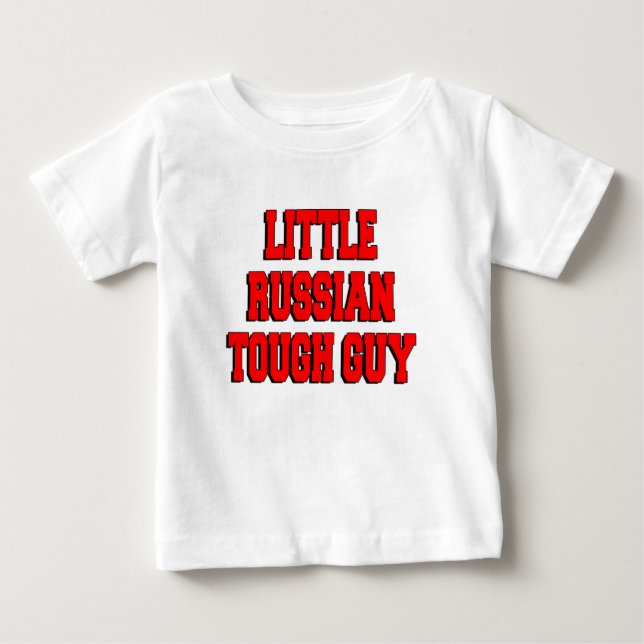 Little Russian Tuff Guy Tee Shirt (Framsida)