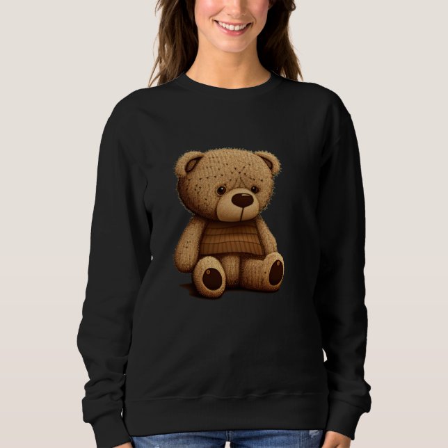 Little sad Teddy Bear T Shirt (Framsida)