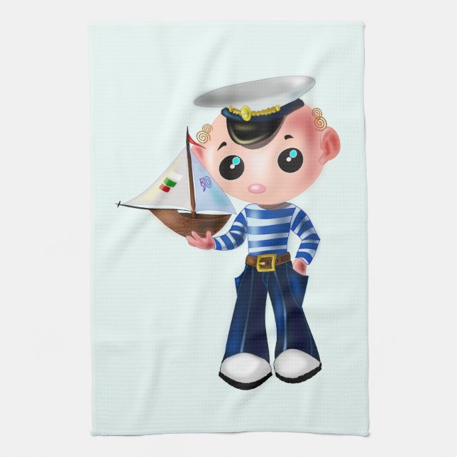 Little Sailor Kitchen Towel Kökshandduk (Vertikal)