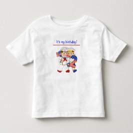 Little Sailor Twillingars 2-födelsedagskjorta T-shirt