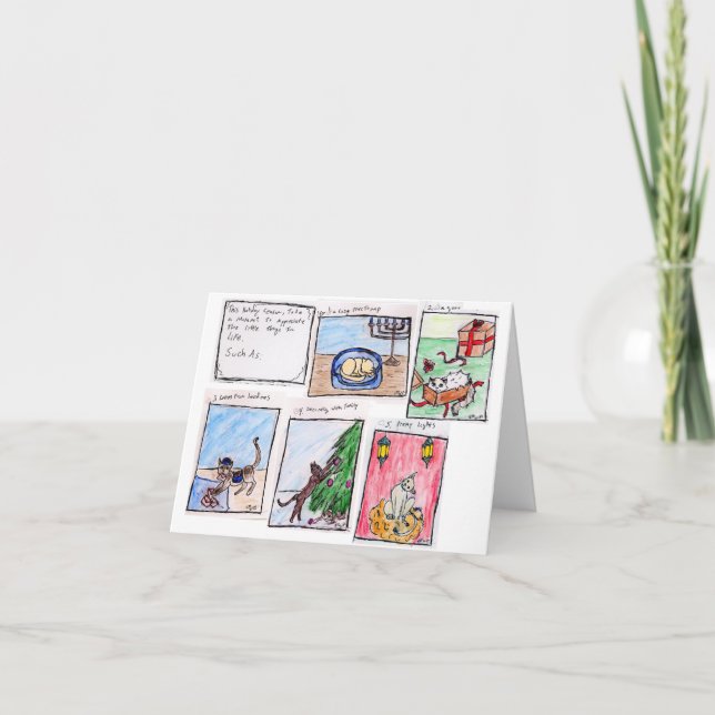 Little sak Fullt-blankokort Tack Kort (Framsida)