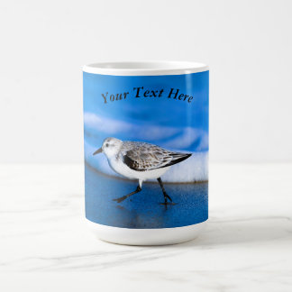 Little Sanderling Bird by Sea Kaffemugg