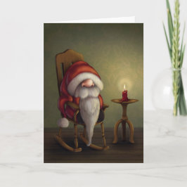 Little Santa i hans gungstol Helgkort