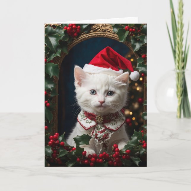 Little Santa Kattunge Tack Kort (Framsida)