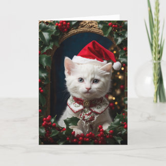 Little Santa Kattunge Tack Kort