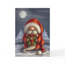 Little Santa med en gåva