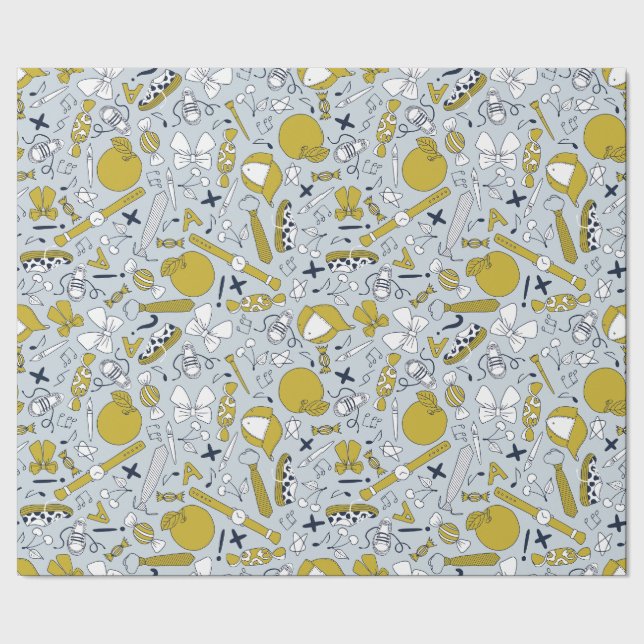 Little School Sak Scated on Presentpapper (Seam)